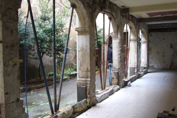 Un projet d'appartement dans un ancien cloître au centre de Nancy