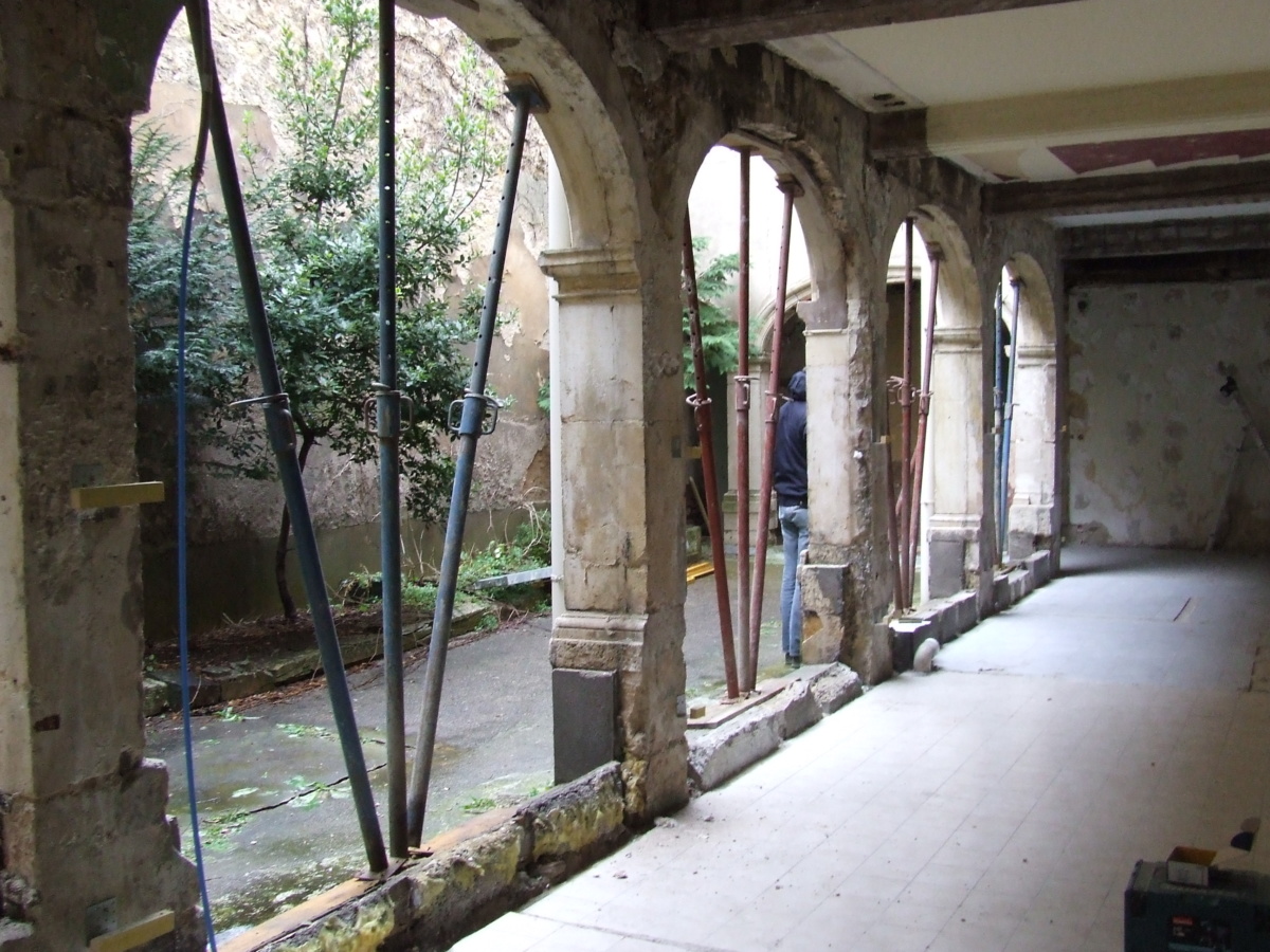 Un projet d'appartement dans un ancien cloître au centre de Nancy