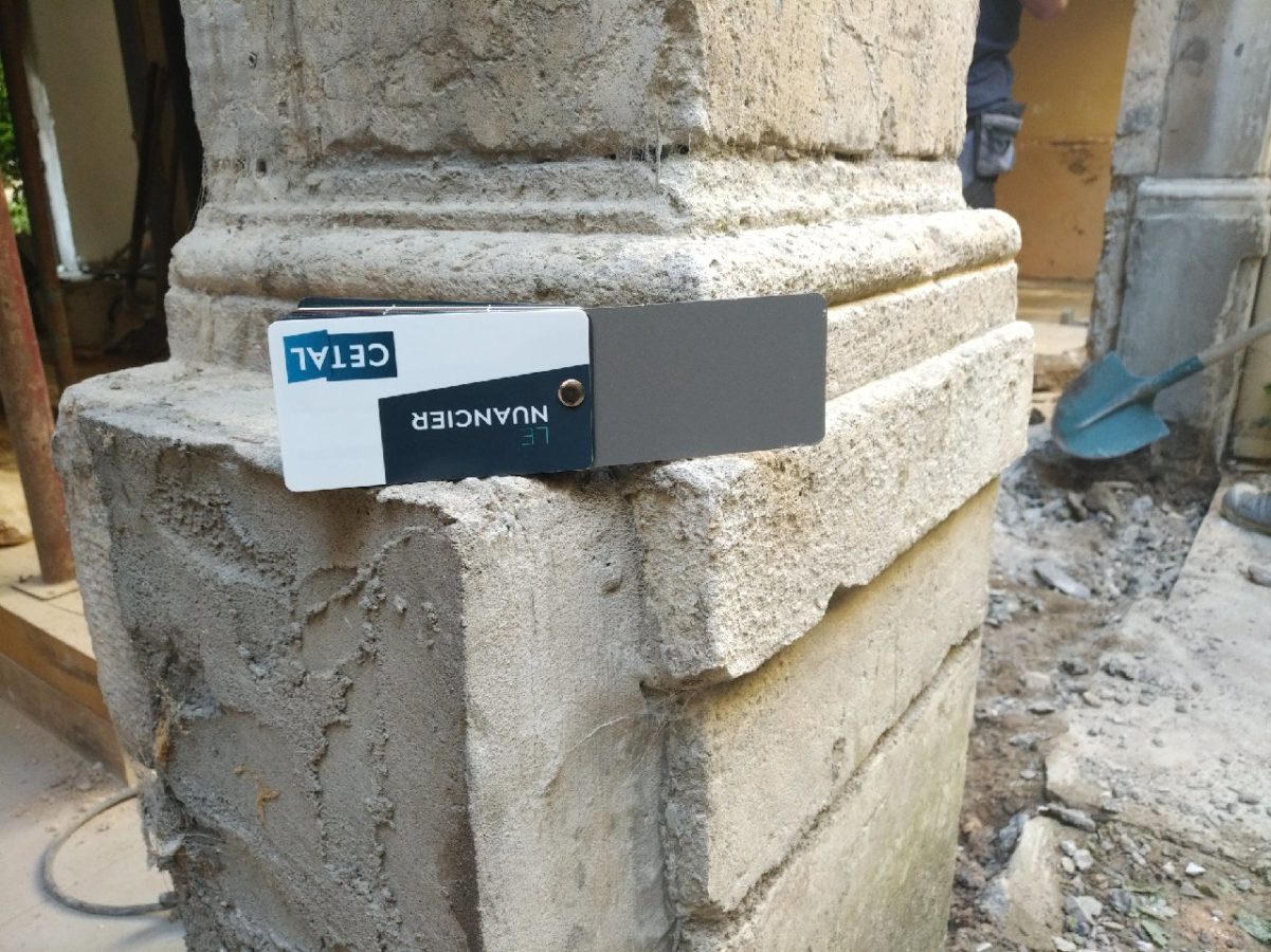 Un projet d'appartement dans un ancien cloître au centre de Nancy coloris RAL menuiseries