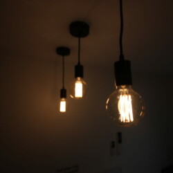 Les luminaires de l'accueil