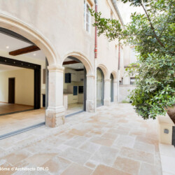 Cloître Nancy - cour - Maud Pierrot - Architecte d'intérieur Cloître Nancy - cour - Maud Pierrot - Architecte d'intérieur