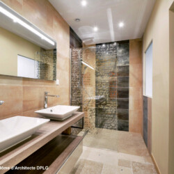 Cloître Nancy - salle d'eau - Maud Pierrot - Architecte d'intérieur Cloître Nancy - salle d'eau - Maud Pierrot - Architecte d'intérieur