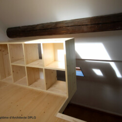meuble sous escalier sur mesure et mezzanine chambre d'enfant Maud Pierrot Architecte intérieur meuble sous escalier sur mesure et mezzanine chambre d'enfant Maud Pierrot Architecte intérieur