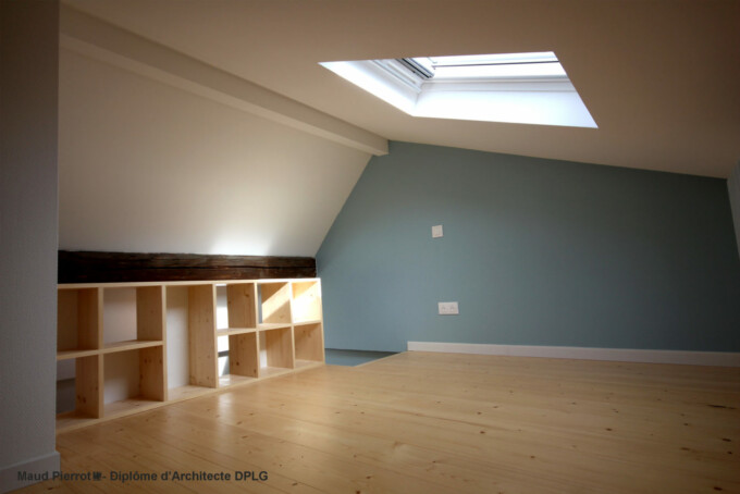 meuble sous escalier sur mesure et mezzanine chambre d'enfant Maud Pierrot Architecte intérieur meuble sous escalier sur mesure et mezzanine chambre d'enfant Maud Pierrot Architecte intérieur