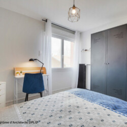 Aménagement et décoration d'un appartement pour de la colocation meublée - chambre 3 bis Aménagement et décoration d'un appartement pour de la colocation meublée - chambre 3 bis