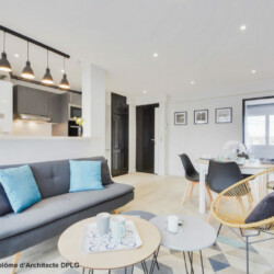 Aménagement et décoration d'un appartement pour de la colocation meublée - salon bis Aménagement et décoration d'un appartement pour de la colocation meublée - salon bis