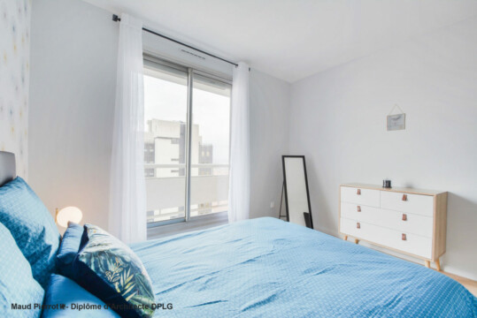 Aménagement et décoration d'un appartement pour de la location meublé longue durée chambre 2 Aménagement et décoration d'un appartement pour de la location meublé longue durée chambre 2