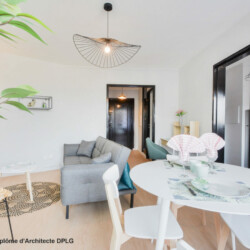 Aménagement et décoration d'un appartement pour de la location meublé longue durée salle a manger Aménagement et décoration d'un appartement pour de la location meublé longue durée salle a manger