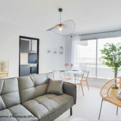 Aménagement et décoration d'un appartement pour de la location meublé longue durée salon 2 Aménagement et décoration d'un appartement pour de la location meublé longue durée salon 2