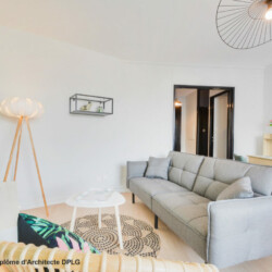 Aménagement et décoration d'un appartement pour de la location meublé longue durée salon 3 Aménagement et décoration d'un appartement pour de la location meublé longue durée salon 3