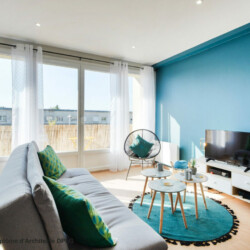 Aménagement et décoration d'un appartement pour de la colocation meublé salon Aménagement et décoration d'un appartement pour de la colocation meublé salon