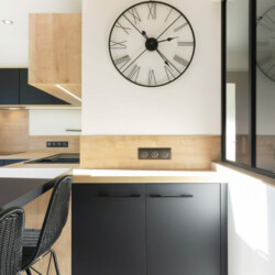 cuisine noir et bois - cuisine noir et bois meuble petit dejeuner cuisine noir et bois - cuisine noir et bois meuble petit dejeuner