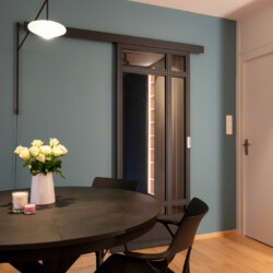 salle a manger table allonge sur mesure et porte acier coulissante salle a manger table allonge sur mesure et porte acier coulissante